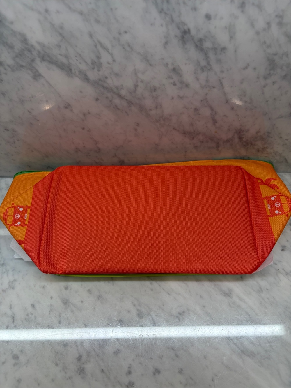 Trader Joes NWT Orange and Green Mini Insulated Bag - Picture 3 of 3